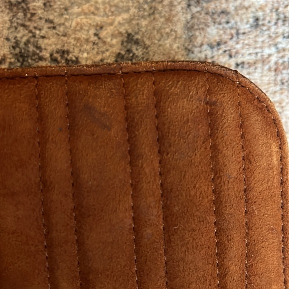 Sezane small Dean Quilted Wallet - hazelnut - Picture 4 of 5